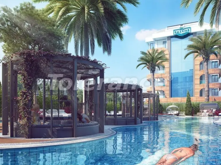 Apartment in Kestel, Alanya with sea view with pool - 29155 Apartment in Kestel, Alanya with sea view with pool - buy realty in Turkey - 29155