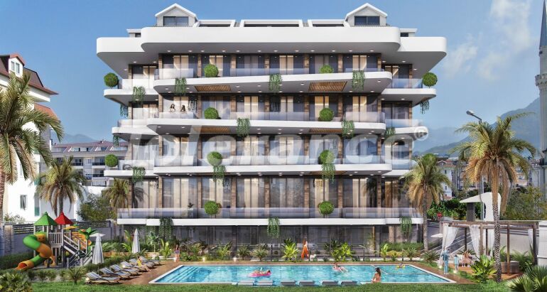 آپارتمان از سازنده که در کستل, آلانیا منظره دریا استخر اقساط - خرید ملک در ترکیه - 63403