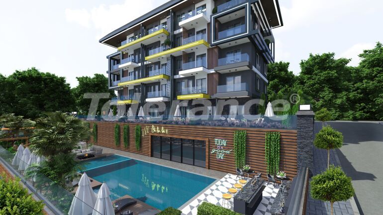 Apartment in Kestel, Alanya with sea view - 63437 Apartment in Kestel, Alanya with sea view - buy realty in Turkey - 63437