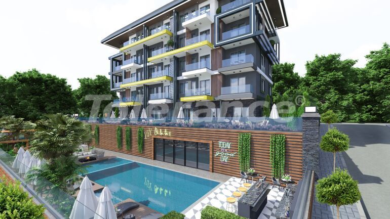 Apartment in Kestel, Alanya with sea view - 63438 Apartment in Kestel, Alanya with sea view - buy realty in Turkey - 63438