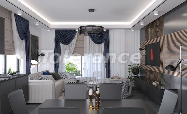 Apartment in Kestel, Alanya with sea view - 63450 Apartment in Kestel, Alanya with sea view - buy realty in Turkey - 63450
