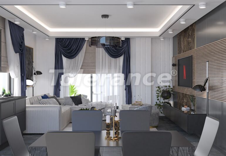 Apartment in Kestel, Alanya with sea view - 63452 Apartment in Kestel, Alanya with sea view - buy realty in Turkey - 63452
