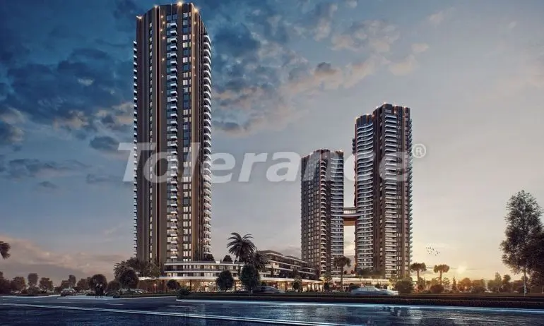 Apartment from the developer in Konak, İzmir with sea view with pool with installment - buy realty in Turkey - 19315