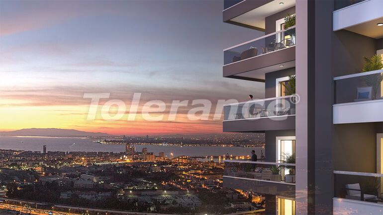 Apartment from the developer in Konak, İzmir with sea view with pool with installment - 55363 Apartment from the developer in Konak, İzmir with sea view with pool with installment - buy realty in Turkey - 55363