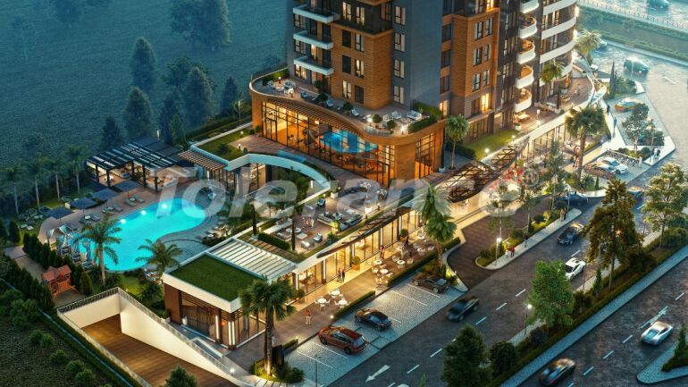 Appartement van de ontwikkelaar in Konak, İzmir zeezicht zwembad afbetaling - onroerend goed kopen in Turkije - 55636