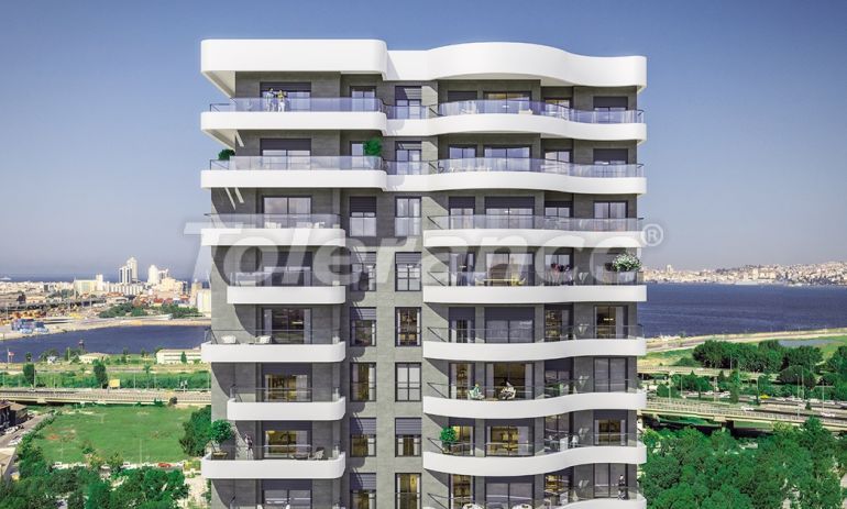 Appartement van de ontwikkelaar in Konak, İzmir zeezicht zwembad afbetaling - 65255 Appartement van de ontwikkelaar in Konak, İzmir zeezicht zwembad afbetaling - onroerend goed kopen in Turkije - 65255