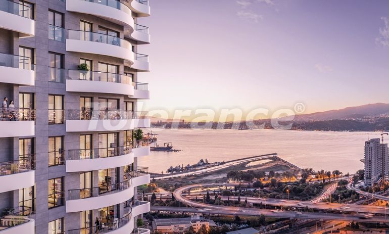 Appartement van de ontwikkelaar in Konak, İzmir zeezicht zwembad afbetaling - 65263 Appartement van de ontwikkelaar in Konak, İzmir zeezicht zwembad afbetaling - onroerend goed kopen in Turkije - 65263