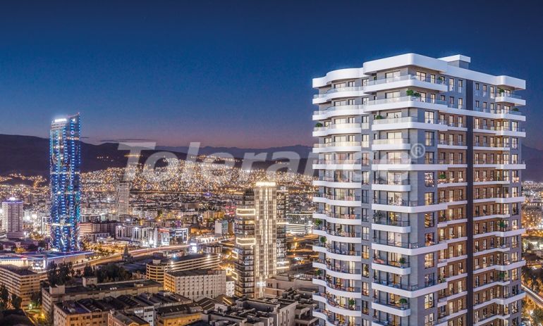 Appartement van de ontwikkelaar in Konak, İzmir zeezicht zwembad afbetaling - 65268 Appartement van de ontwikkelaar in Konak, İzmir zeezicht zwembad afbetaling - onroerend goed kopen in Turkije - 65268