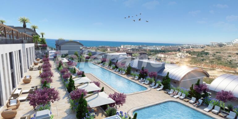 Appartement van de ontwikkelaar in Konaklı, Alanya zeezicht zwembad afbetaling - 64796 Appartement van de ontwikkelaar in Konaklı, Alanya zeezicht zwembad afbetaling - onroerend goed kopen in Turkije - 64796