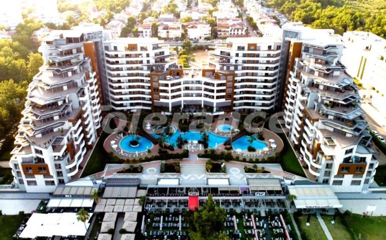 Apartment in Konyaaltı, Antalya meeresblick pool - immobilien in der Türkei kaufen - 109584