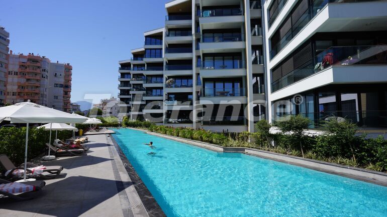 Apartment in Konyaalti, Antalya with sea view with pool - buy realty in Turkey - 56594