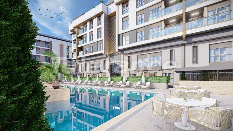Appartement van de ontwikkelaar in Konyaaltı, Antalya zwembad - 61149 Appartement van de ontwikkelaar in Konyaaltı, Antalya zwembad - onroerend goed kopen in Turkije - 61149