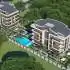 Appartement van de ontwikkelaar in Konyaaltı, Antalya zwembad - onroerend goed kopen in Turkije - 39026