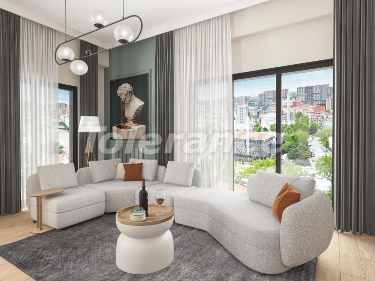 Appartement van de ontwikkelaar in Küçükçekmece, Istanboel zwembad afbetaling - onroerend goed kopen in Turkije - 103247
