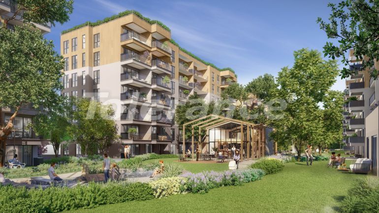 شقق من المتعهد في:في كوتشوك تشيكمجة, اسطنبول مسبح تقسيط - شراء عقار في تركيا - 117013