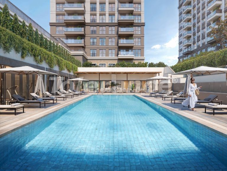 Apartment from the developer in Kucukcekmece, İstanbul with pool with installment - buy realty in Turkey - 129223
