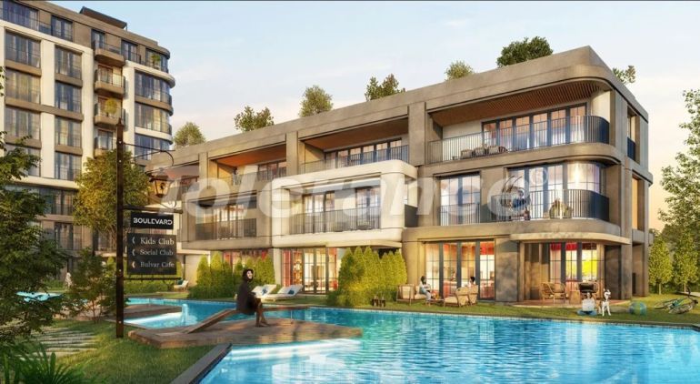 Apartment from the developer in Kucukcekmece, İstanbul with pool with installment - buy realty in Turkey - 129328