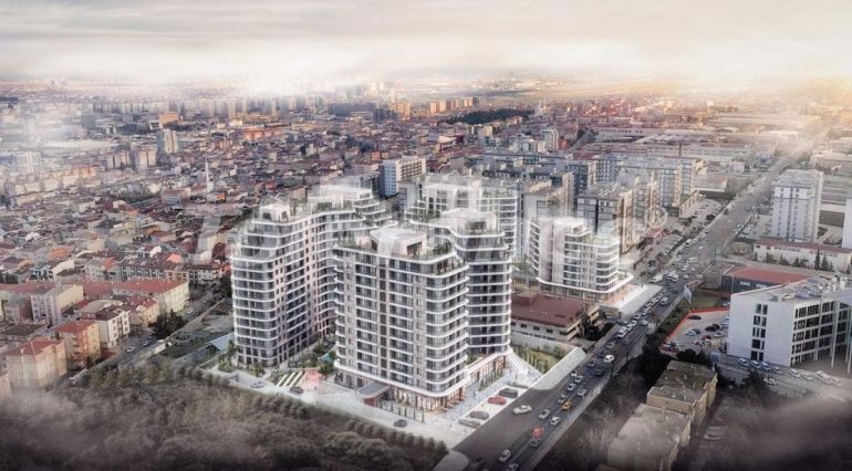 Apartment from the developer in Kucukcekmece, İstanbul with pool with installment - buy realty in Turkey - 129667