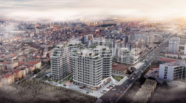 Apartment from the developer in Kucukcekmece, İstanbul with pool with installment - buy realty in Turkey - 129679