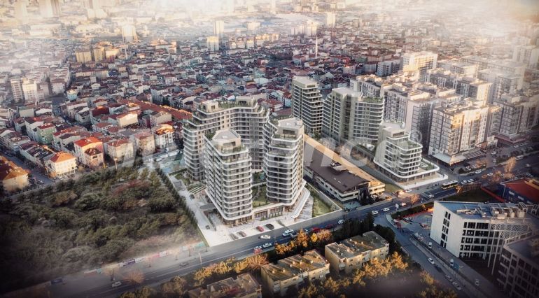 Apartment from the developer in Kucukcekmece, İstanbul with pool with installment - buy realty in Turkey - 129680