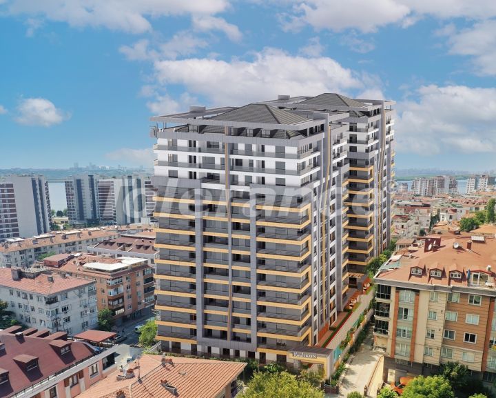 Apartment vom entwickler in Küçükçekmece, Istanbul meeresblick pool ratenzahlung - immobilien in der Türkei kaufen - 66350