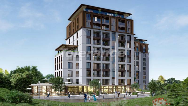 Appartement van de ontwikkelaar in Küçükçekmece, Istanboel zwembad afbetaling - onroerend goed kopen in Turkije - 103220