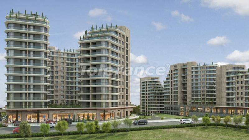 Appartement van de ontwikkelaar in Küçükçekmece, Istanboel zwembad afbetaling - onroerend goed kopen in Turkije - 129651