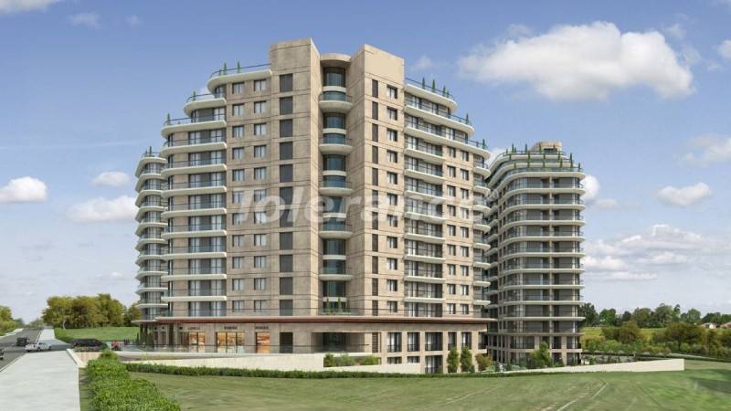 Appartement van de ontwikkelaar in Küçükçekmece, Istanboel zwembad afbetaling - onroerend goed kopen in Turkije - 129653