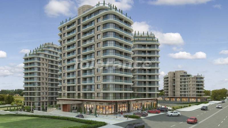 Appartement van de ontwikkelaar in Küçükçekmece, Istanboel zwembad afbetaling - onroerend goed kopen in Turkije - 129654