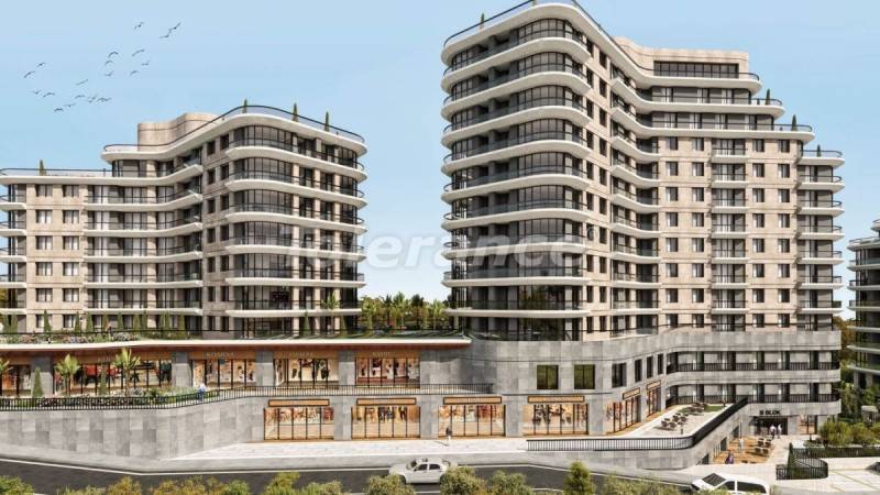 Appartement van de ontwikkelaar in Küçükçekmece, Istanboel zwembad afbetaling - onroerend goed kopen in Turkije - 129660