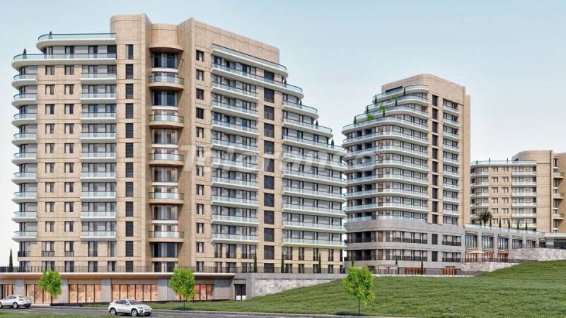 Appartement van de ontwikkelaar in Küçükçekmece, Istanboel zwembad afbetaling - onroerend goed kopen in Turkije - 129662