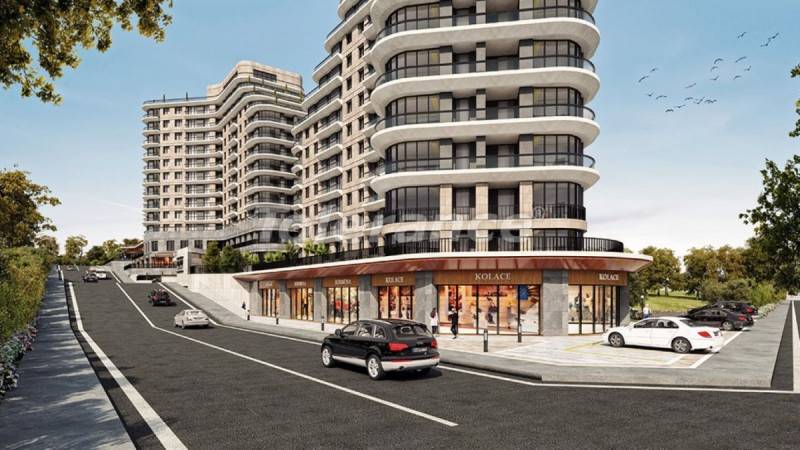 Appartement van de ontwikkelaar in Küçükçekmece, Istanboel zwembad afbetaling - onroerend goed kopen in Turkije - 129664