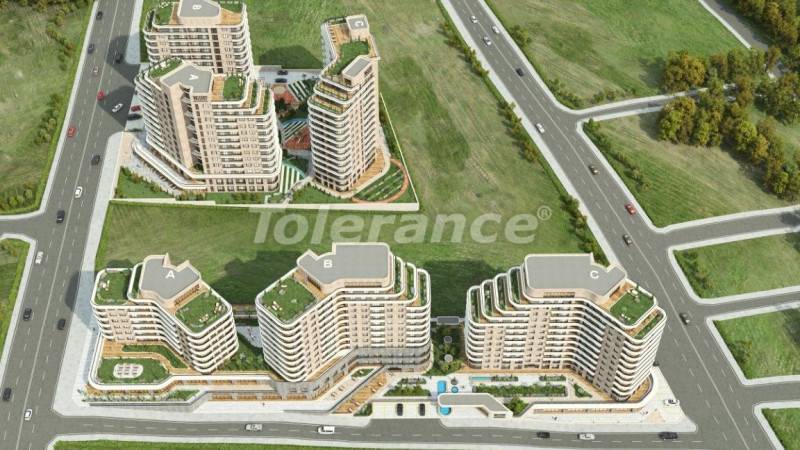 Appartement van de ontwikkelaar in Küçükçekmece, Istanboel zwembad afbetaling - onroerend goed kopen in Turkije - 129670