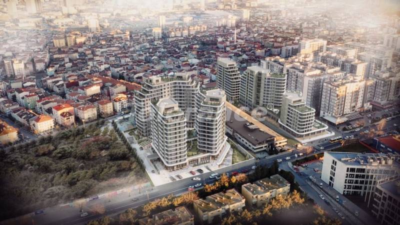 Appartement van de ontwikkelaar in Küçükçekmece, Istanboel zwembad afbetaling - onroerend goed kopen in Turkije - 129680