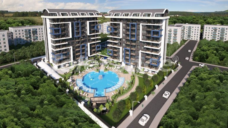 Appartement direct promoteur еn Küçükhasbahçe, Alanya avec piscine - acheter un bien immobilier en Turquie - 51162