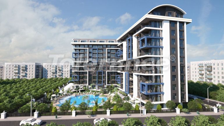 Appartement direct promoteur еn Küçükhasbahçe, Alanya avec piscine - acheter un bien immobilier en Turquie - 51171