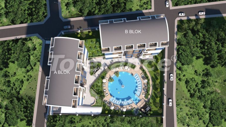 Appartement direct promoteur еn Küçükhasbahçe, Alanya avec piscine - acheter un bien immobilier en Turquie - 51175