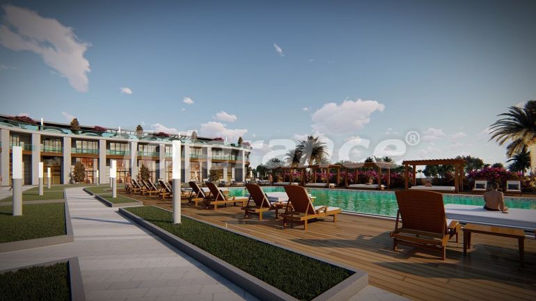 Appartement van de ontwikkelaar in Kyrenie, Noord-Cyprus zeezicht zwembad - onroerend goed kopen in Turkije - 108447