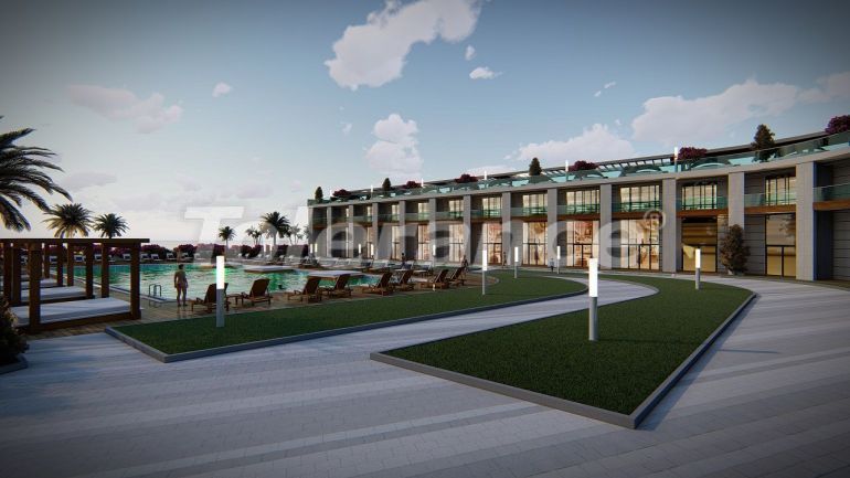 Appartement van de ontwikkelaar in Kyrenie, Noord-Cyprus zeezicht zwembad - onroerend goed kopen in Turkije - 108472