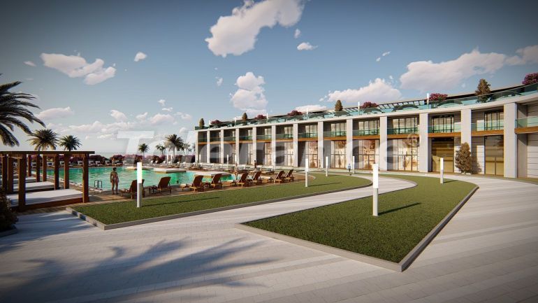 Appartement van de ontwikkelaar in Kyrenie, Noord-Cyprus zeezicht zwembad - onroerend goed kopen in Turkije - 108475