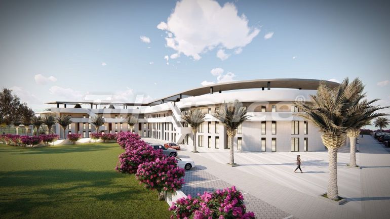 Appartement van de ontwikkelaar in Kyrenie, Noord-Cyprus zeezicht zwembad - onroerend goed kopen in Turkije - 108485