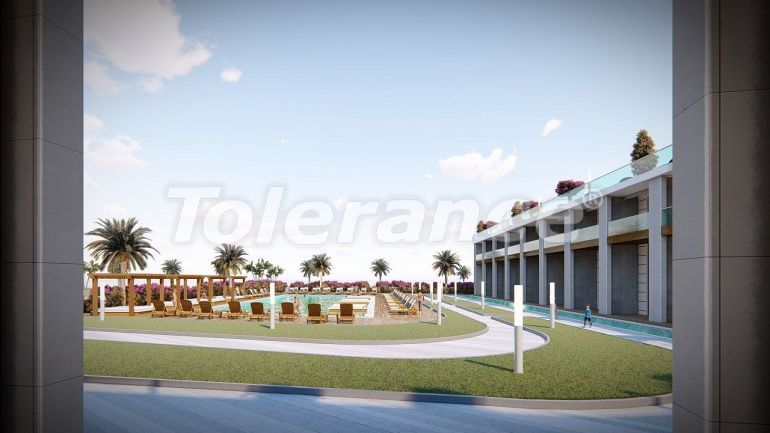 Appartement van de ontwikkelaar in Kyrenie, Noord-Cyprus zeezicht zwembad - onroerend goed kopen in Turkije - 108783