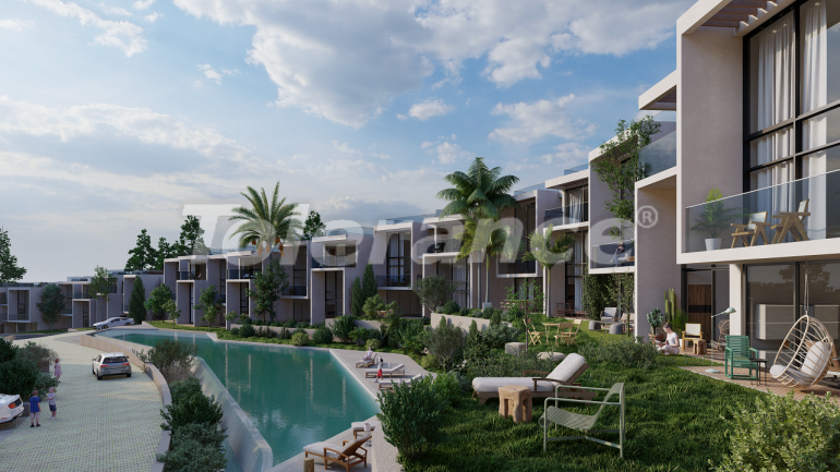 Appartement du développeur еn Kyrénia, Chypre du Nord vue sur la mer piscine - acheter un bien immobilier en Turquie - 108933