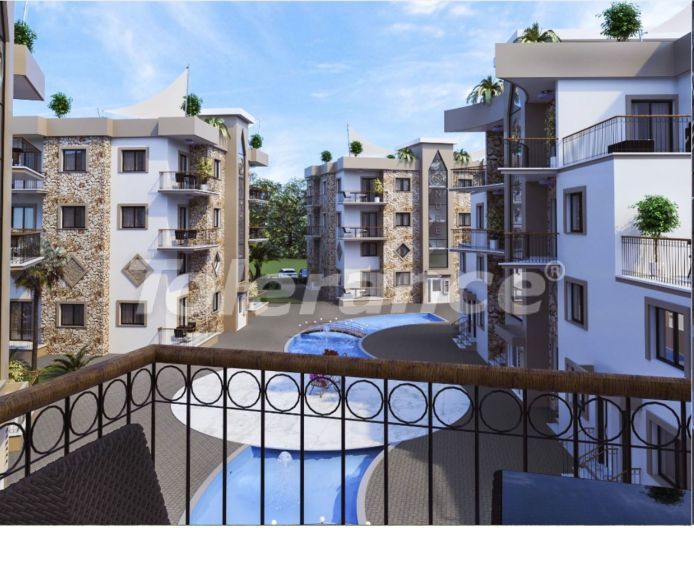 Appartement van de ontwikkelaar in Kyrenie, Noord-Cyprus zwembad - onroerend goed kopen in Turkije - 109117