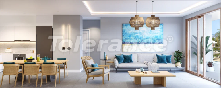 آپارتمان از سازنده که در کیرینیا, قبرس شمالی منظره دریا استخر اقساط - خرید ملک در ترکیه - 110870