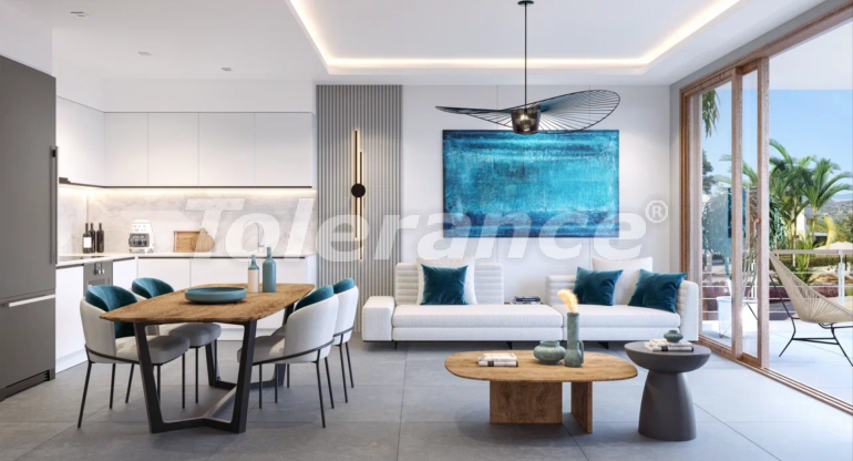 آپارتمان از سازنده که در کیرینیا, قبرس شمالی منظره دریا استخر اقساط - خرید ملک در ترکیه - 110871