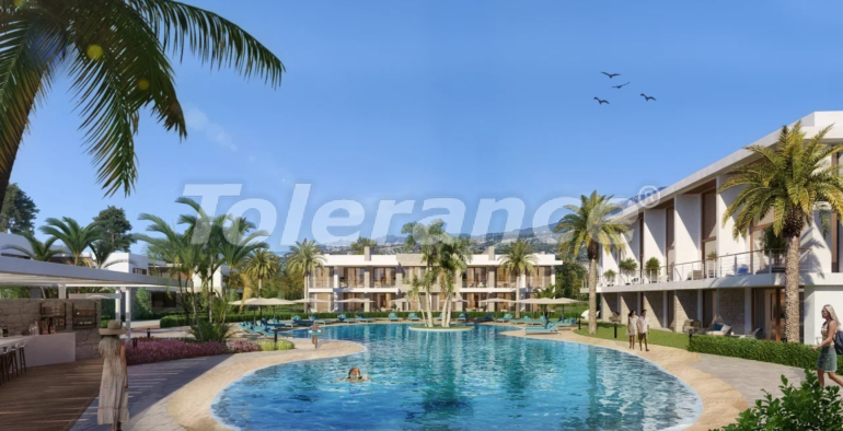 آپارتمان از سازنده که در کیرینیا, قبرس شمالی منظره دریا استخر اقساط - خرید ملک در ترکیه - 110874