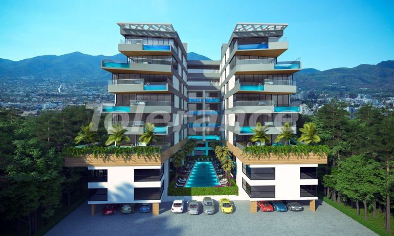 Appartement van de ontwikkelaar in Kyrenie, Noord-Cyprus zeezicht zwembad afbetaling - onroerend goed kopen in Turkije - 71431
