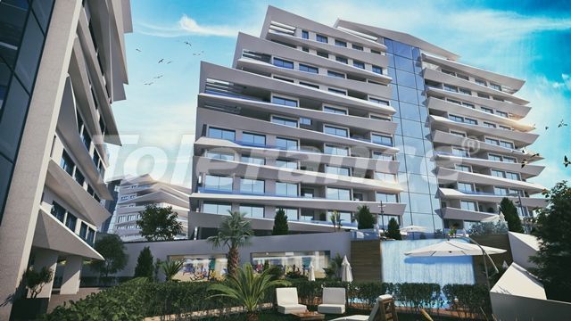 Appartement du développeur еn Kyrénia, Chypre du Nord vue sur la mer piscine - acheter un bien immobilier en Turquie - 71692