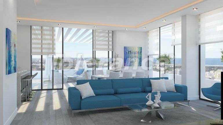 Appartement du développeur еn Kyrénia, Chypre du Nord vue sur la mer piscine - acheter un bien immobilier en Turquie - 71695